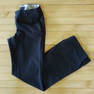 BANANA REPUBLIC Black MARTIN FIT Cuffed Career Pants Size 4R